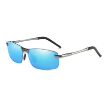 Load image into Gallery viewer, Men Polarized Aluminium Magnesium Square Fishing Sun Glasses