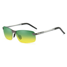 Load image into Gallery viewer, Men Polarized Aluminium Magnesium Square Fishing Sun Glasses