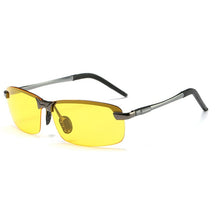 Load image into Gallery viewer, Men Polarized Aluminium Magnesium Square Fishing Sun Glasses