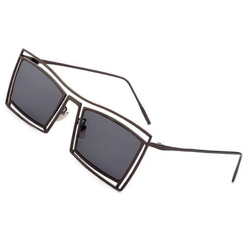 Rectangle Frame Sunglasses Women Vintage
