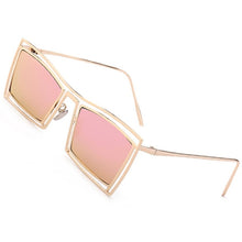 Load image into Gallery viewer, Rectangle Frame Sunglasses Women Vintage