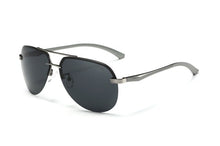 Load image into Gallery viewer, Men Polarized Nightglasses Oval Alloy Big Box Sun Glasses