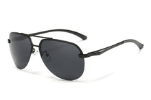 Load image into Gallery viewer, Men Polarized Nightglasses Oval Alloy Big Box Sun Glasses