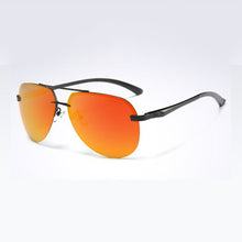 Load image into Gallery viewer, Men Polarized Nightglasses Oval Alloy Big Box Sun Glasses