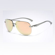 Load image into Gallery viewer, Men Polarized Nightglasses Oval Alloy Big Box Sun Glasses
