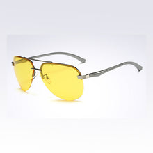Load image into Gallery viewer, Men Polarized Nightglasses Oval Alloy Big Box Sun Glasses