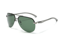 Load image into Gallery viewer, Men Polarized Nightglasses Oval Alloy Big Box Sun Glasses
