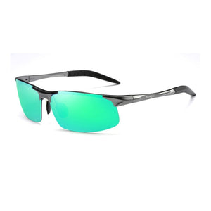 TIYVAS Trending Sunglasses Men Polarized Aluminium Magnesium Square