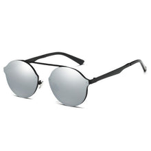 Load image into Gallery viewer, Fashion Design Mirror Lens Men  Metal Frame Round Sun Glasses