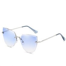 Load image into Gallery viewer, Asilkaroad Ladies fashion personality without borders the cat's eye sunglasses