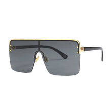 Load image into Gallery viewer, Big Frame Gradient Oversized Flat Top Square Sunglasses
