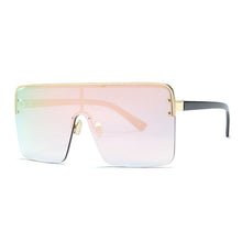 Load image into Gallery viewer, Big Frame Gradient Oversized Flat Top Square Sunglasses