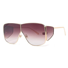 Load image into Gallery viewer, Big Frame Gradient Shades Oversized Shield Sunglasses